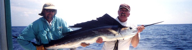 Off shore fishing in the Florida Keys for sailfish, dolphin, wahoo and kingfish